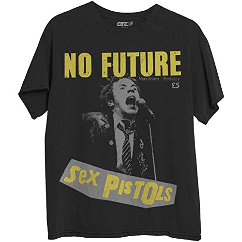 The Sex Pistols No Future offiziell Männer T-Shirt Herren (Large) von Rock Off