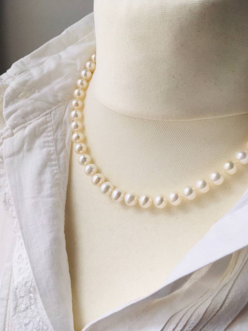 Süßwasserperle Und Goldverschluss von RocksAndRabbits