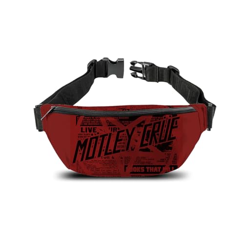 Rocksax Motley Crue Bauchtasche – Girls Live, Custom, S, Gürteltasche von Rocksax