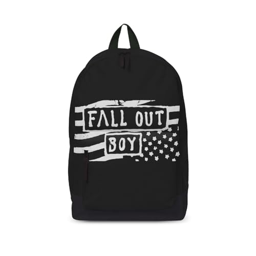 Rocksax Unisex Fall Out Boy Beauty/American Psycho Rucksack, Schwarz von Rocksax