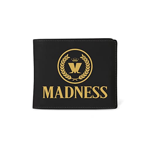 Rocksax Madness Wallet - Logo, Schwarz, Einheitsgröße, Faltbare Geldbörse von Rocksax