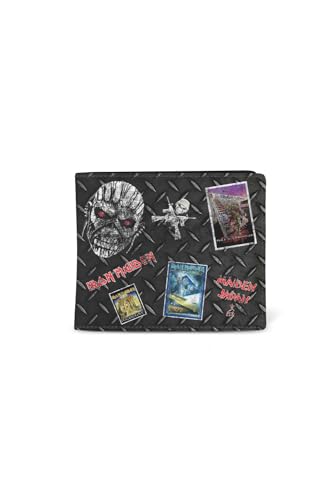 Rocksax Unisex Iron Maiden Geldbörse – Tour Reisezubehör-Bi-Fold-Brieftasche, Mehrfarbig von Rocksax