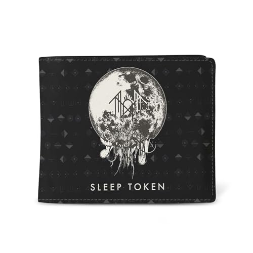 Rocksax Unisex Sleep Token Wallet-The Summoning Black Reisezubehör-Reisebrieftasche, Schwarz von Rocksax