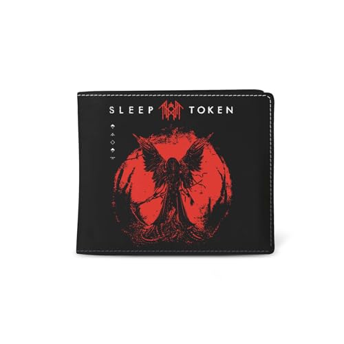 Rocksax Unisex Sleep Token Wallet-Tmbte Reisezubehör-Reisebrieftasche, Schwarz von Rocksax