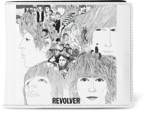 Rocksax Unisex The Beatles Wallet-Revolver Reisezubehör-Reisebrieftasche, Schwarz von Rocksax