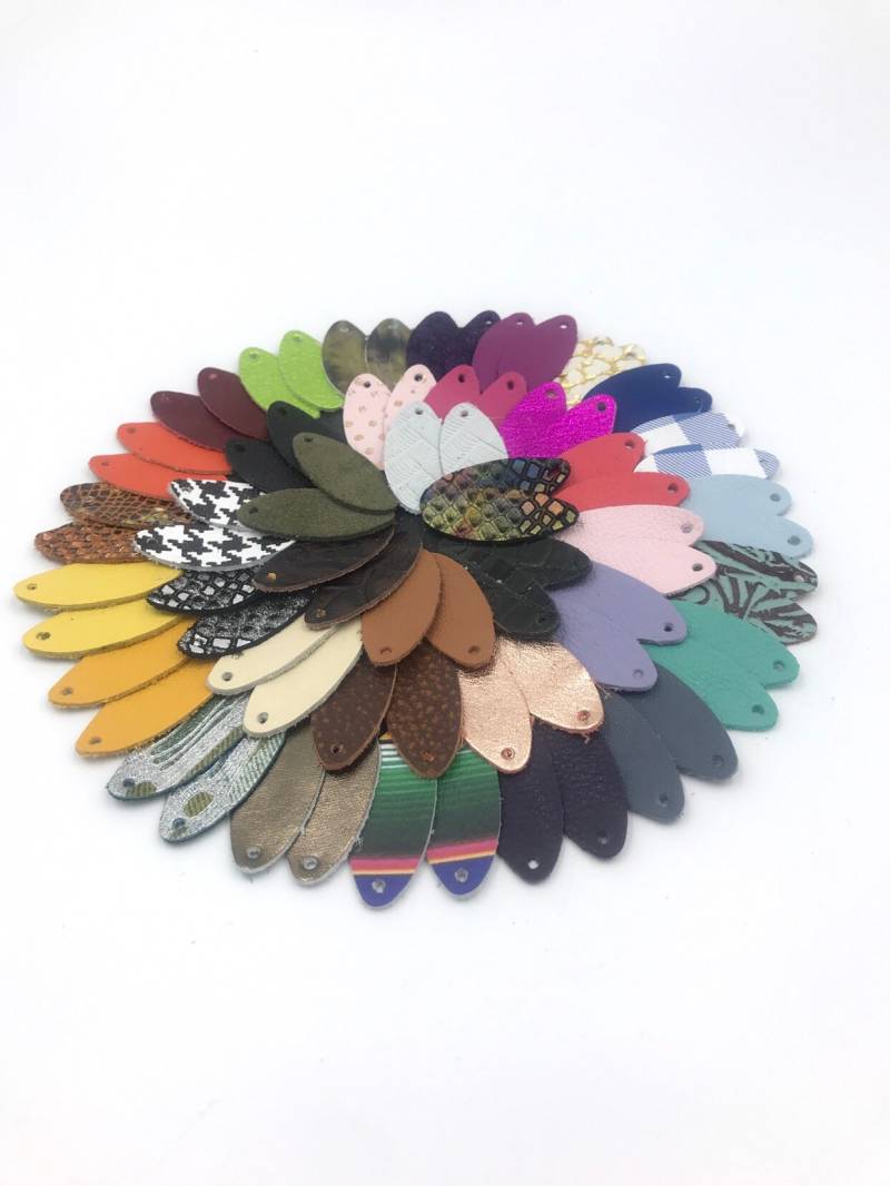 Leder Ohrringe-Leder Tropfen Ohrringe-1.5-2.25"Pre-Cut Ohrringe-Diy Bastelbedarf 12 Paar von Rocksolid3