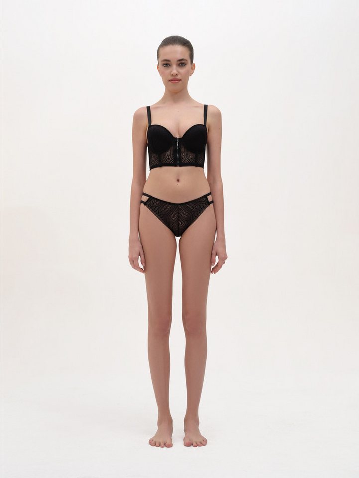 Rockupy Bügel-BH Damen Lingerie Set (mit passendem Spitzen Slip) von Rockupy