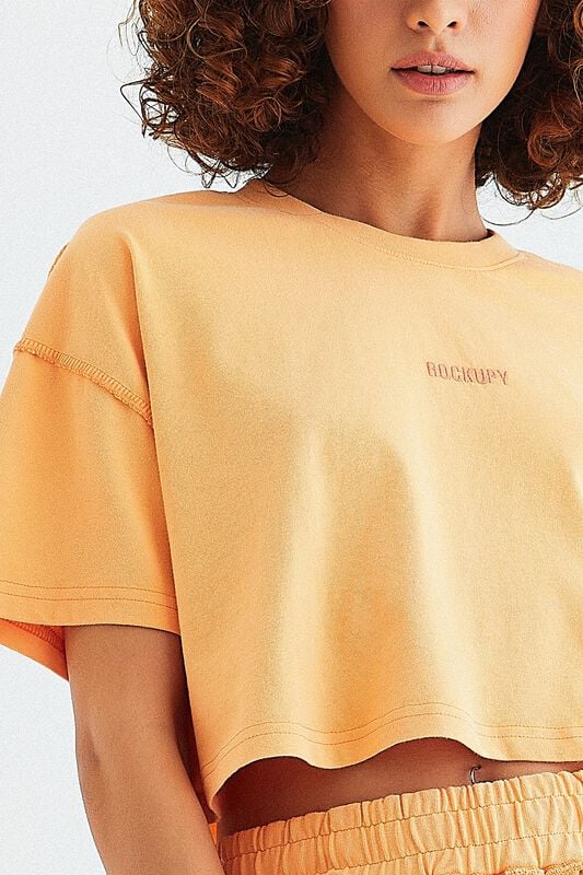 Rockupy Lightness 2 - Lara Crop T-Shirt T-Shirt orange in L von Rockupy