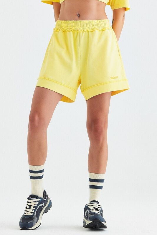 Rockupy Short - Lightness 2 - Lily Short - XS bis XL - für Damen - Größe L - gelb von Rockupy