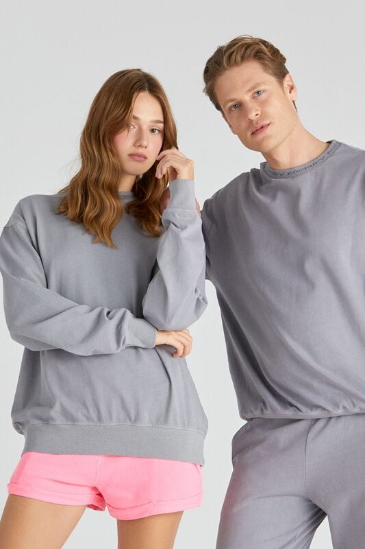 Rockupy Sweatshirt - Lightness 1 - Makana Sweatshirt - XS bis XXL - Größe XXL - grau von Rockupy