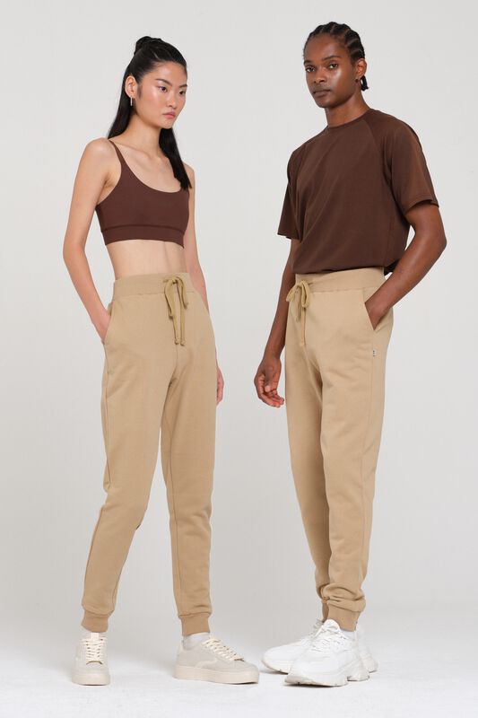 Rockupy Trainingshose - One with the Earth - Jules Jogginghose beige - XS bis XXL - Größe S - beige von Rockupy