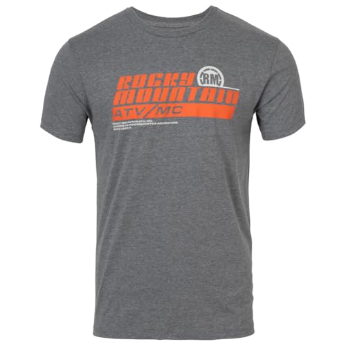 Rocky Mountain ATV/MC T-Shirt mit Clip, Dunkelgrau meliert, XL von Rocky Mountain ATV/MC