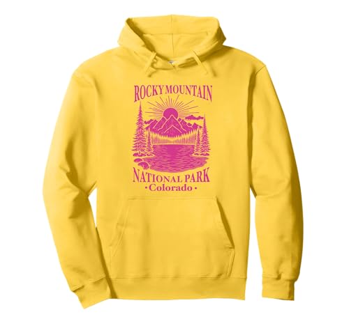 Rocky Mountain National Park Colorado Souvenir Herren Damen Pullover Hoodie von Rocky Mountain National Park Souvenirs