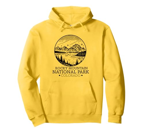 Rocky Mountain National Park Colorado Souvenir Herren Damen Pullover Hoodie von Rocky Mountain National Park Souvenirs