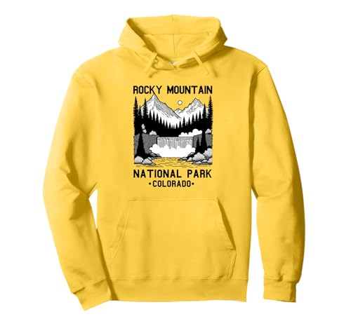 Rocky Mountain National Park Colorado Souvenir Herren Damen Pullover Hoodie von Rocky Mountain National Park Souvenirs