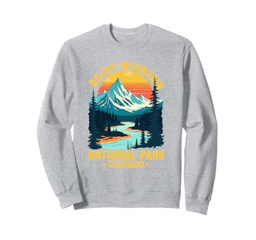Rocky Mountain National Park Colorado Souvenir Herren Damen Sweatshirt von Rocky Mountain National Park Souvenirs