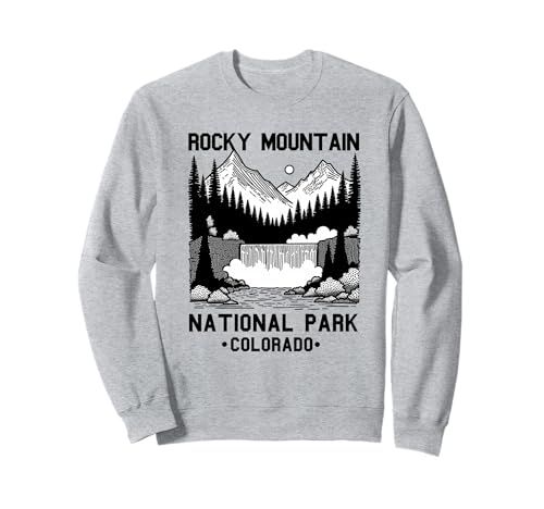 Rocky Mountain National Park Colorado Souvenir Herren Damen Sweatshirt von Rocky Mountain National Park Souvenirs