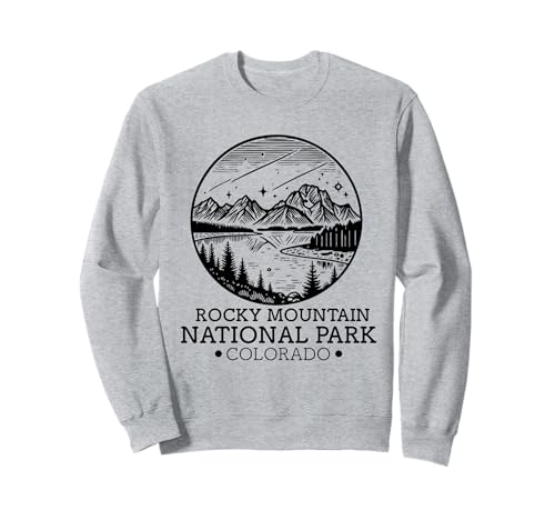 Rocky Mountain National Park Colorado Souvenir Herren Damen Sweatshirt von Rocky Mountain National Park Souvenirs