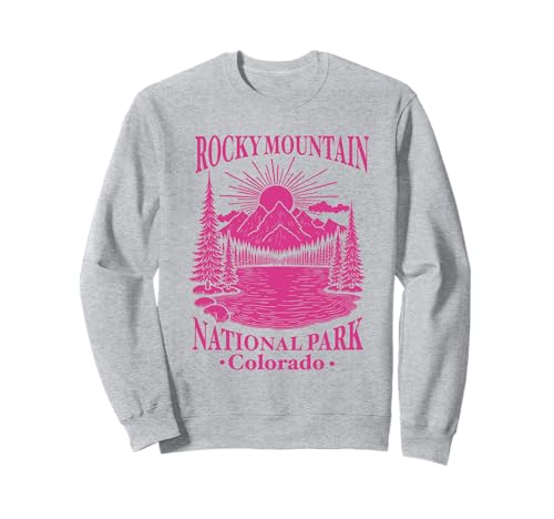 Rocky Mountain National Park Colorado Souvenir Herren Damen Sweatshirt von Rocky Mountain National Park Souvenirs