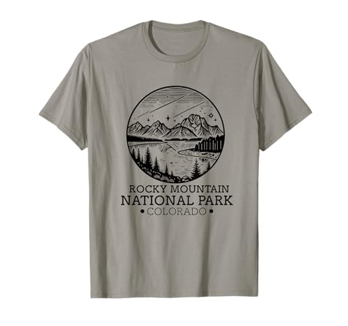 Rocky Mountain National Park Colorado Souvenir Herren Damen T-Shirt von Rocky Mountain National Park Souvenirs