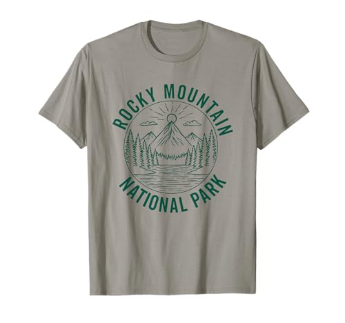 Rocky Mountain National Park Colorado Souvenir Herren Damen T-Shirt von Rocky Mountain National Park Souvenirs
