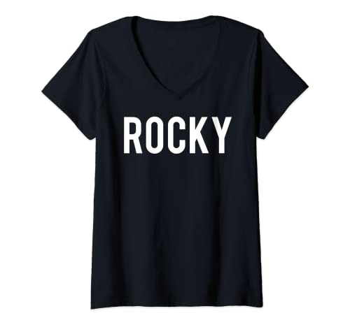 Damen Rocky T-Shirt – cooles lustiges Geschenk für Fans T-Shirt mit V-Ausschnitt Damen Rocky T-Shirt – cooles lustiges Geschenk für Fans T-Shirt mit V-Ausschnitt von Rocky Name Shirts