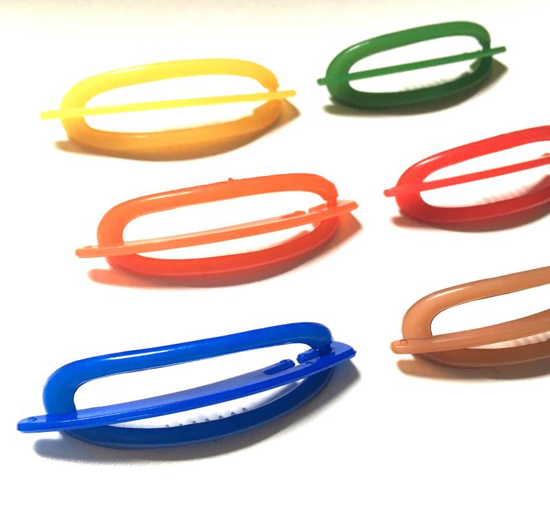 Vintage Nylon Kunststoff Haarspange Marked W Germany Buch Und Deichmann Style Imitation von RodaLova