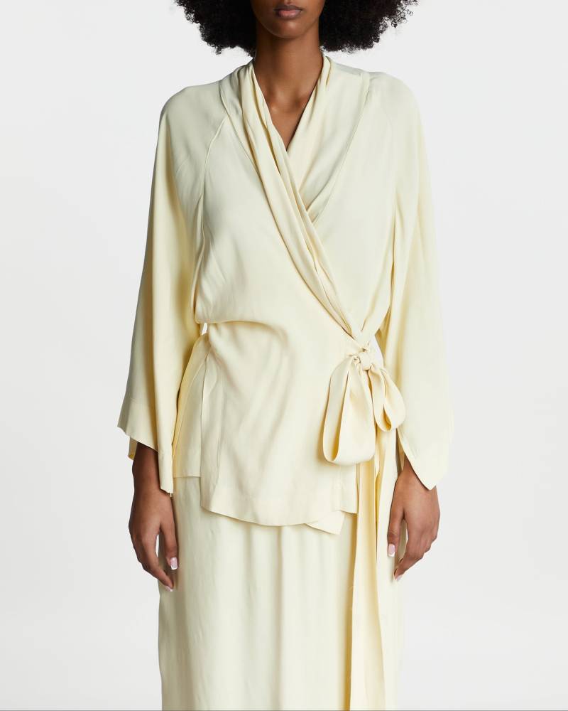 Rodebjer Blouse Tennessee Cape Yellow von Rodebjer