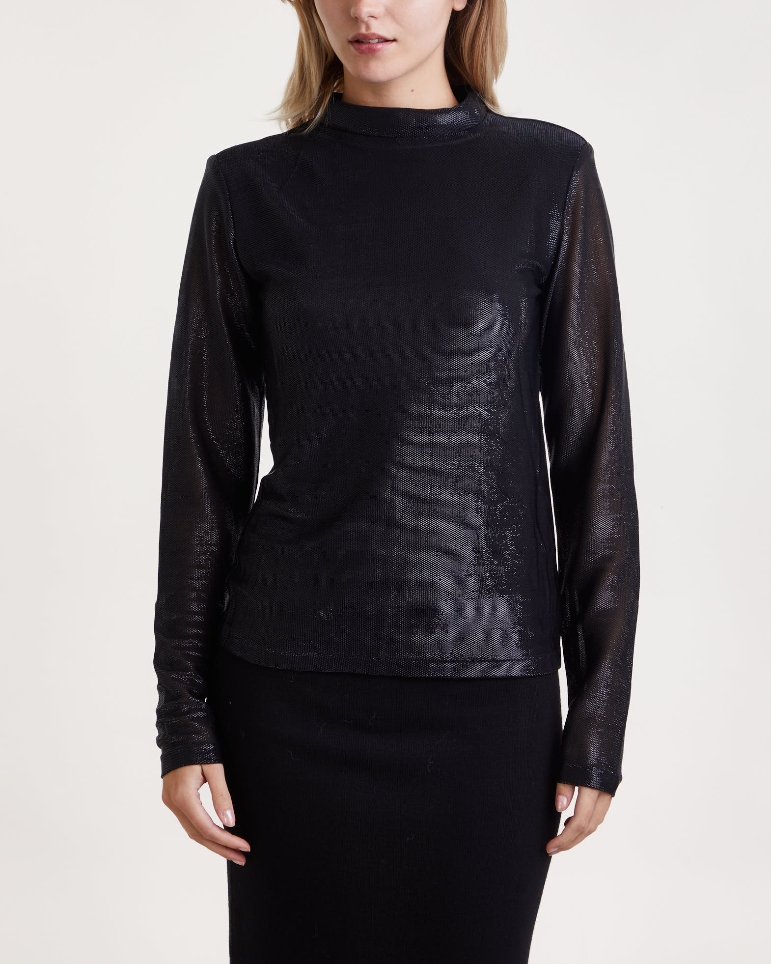 Rodebjer Top Marion Liquid Black Rodebjer Top Marion Liquid Black von Rodebjer