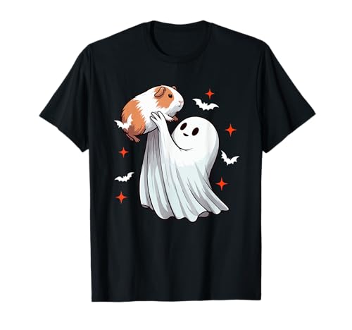 Boo Ghost Hunging Guinea Pig Halloween Animal Lover Kids T-Shirt von Rodent Halloween Costume