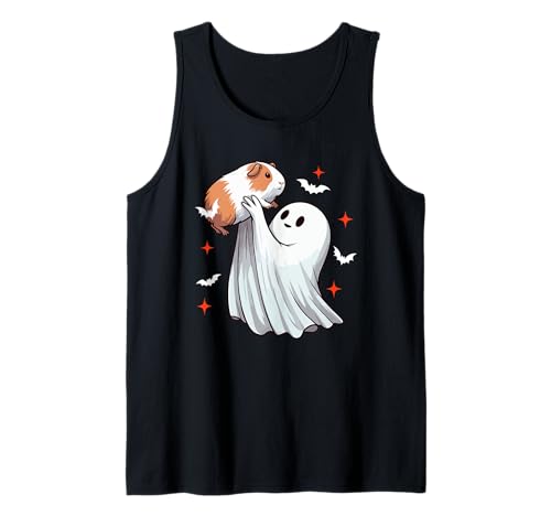 Boo Ghost Hunging Guinea Pig Halloween Animal Lover Kids Tank Top von Rodent Halloween Costume