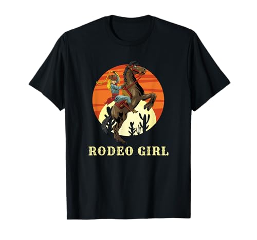 Rodeo Girl Cowgirl Western Country Geschenk - Western Pferd T-Shirt von Rodeo Cowgirl Geschenke & Ideen