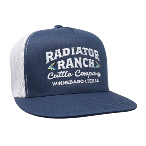 Rodeo Time Dale Brisby Radiator Ranch All-Around Adjustable Snapback Hat, Marineblau, Einheitsgröße von Rodeo Time