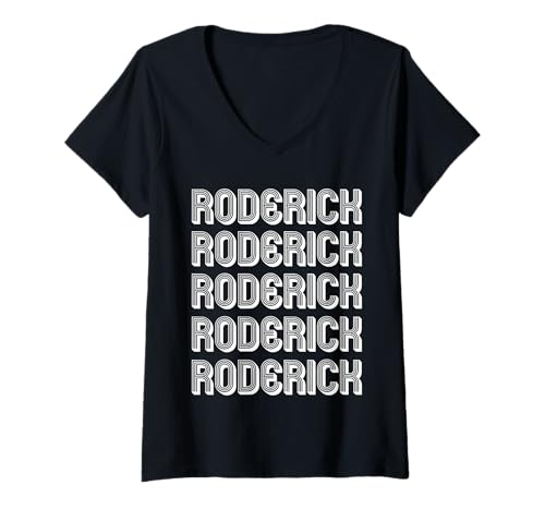 Damen Roderick T-Shirt mit V-Ausschnitt Damen Roderick T-Shirt mit V-Ausschnitt von Roderick Apparel