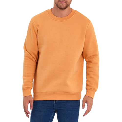Rodi Jeans Rundhalsausschnitt Sweatshirt Herren S to XL | M - Orange von Rodi Jeans