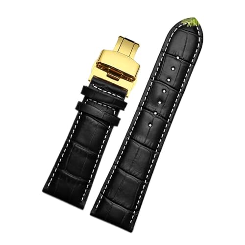 Rodsah Lederarmband für Herrenuhren, 22 mm – 28 mm, Uhrenarmbänder mit Schmetterlingsschnalle, Ersatzarmbänder für Herrenuhren + Montagewerkzeug,23mm Rodsah Lederarmband für Herrenuhren, 22 mm – 28 mm, Uhrenarmbänder mit Schmetterlingsschnalle, Ersatzarmbänder für Herrenuhren + Montagewerkzeug,23mm von Rodsah