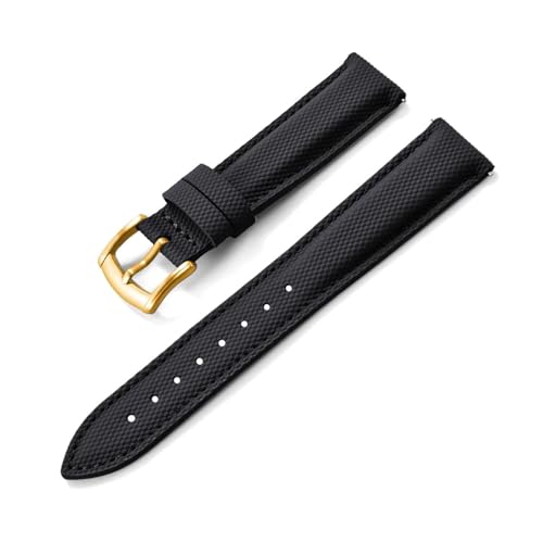 Rodsah PVC-Nylon-Uhrenarmband, 18–19 mm, 20–22 mm, Schnellverschluss, Sportarmband,22mm von Rodsah