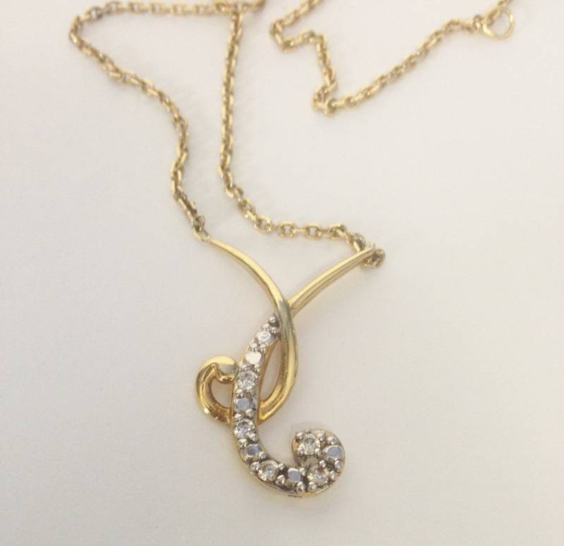 Jahrgang Französisch Vergoldete Halskette Mit Diamant-Pasten & Weiß Metall Dekoration Jahrgang Französisch Vergoldete Halskette Mit Diamant-Pasten & Weiß Metall Dekoration von RoeAntiques