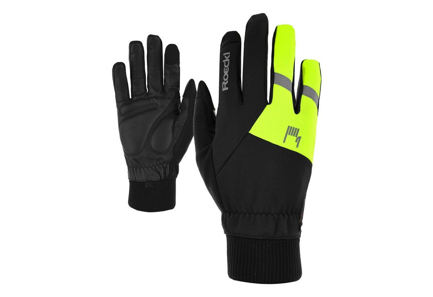 Roeckl SPORTS Fahrradhandschuhe Rofan 2 mit reflektierenden Details, Markenschriftzug von Roeckl SPORTS