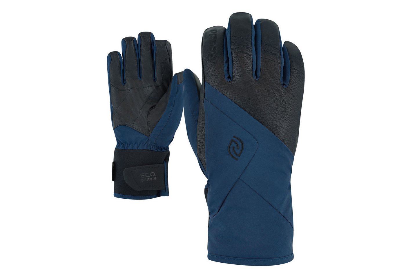 Roeckl SPORTS Skihandschuhe Schlick GTX mit andersfarbigen Lederabschnitten von Roeckl SPORTS