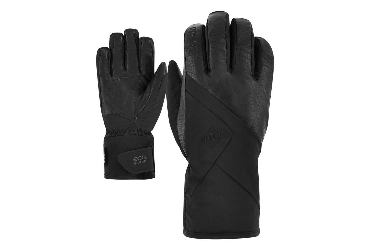 Roeckl SPORTS Skihandschuhe Schlick GTX mit andersfarbigen Lederabschnitten von Roeckl SPORTS