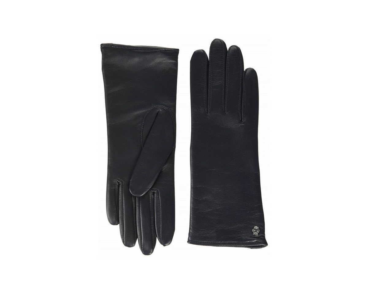 Roeckl Abendhandschuhe Lederhandschuhe für Damen in dunkelblau (2-St) von Roeckl
