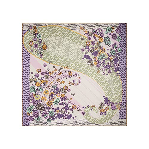 Roeckl Damen Big Paisley 100x100 Mode-Schal, Multi Lavender, ONE Size von Roeckl