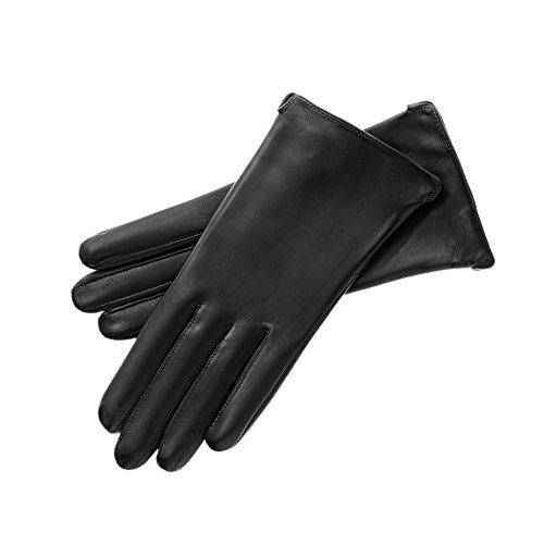 Roeckl Damen Handschuhe Colour Power, Gr. 8, Schwarz (Black 000) von Roeckl