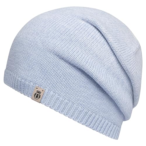 Roeckl Damen Dégradé Cotton Beanie Mütze, bleu, ONE Size von Roeckl