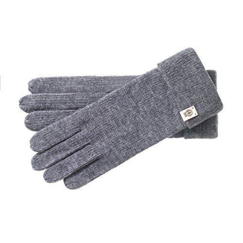 Roeckl Damen Essential Handschuhe, Grau (Anthracite 090), 6 (Herstellergröße: 6) von Roeckl