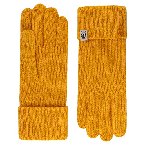Roeckl Damen Essentials Strick 23011-350 Farbe Gelb 2148 Handschuhe, 248, Einheitsgröße von Roeckl