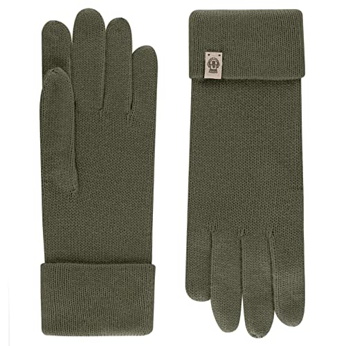 Roeckl Damen Essentials Strickhandschuh Handschuhe, grün, Einheitsgröße von Roeckl