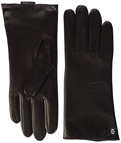 Roeckl Damen Classic Wool Handschuhe, Schwarz (Mocca 790), 7 (Herstellergröße: 7) von Roeckl