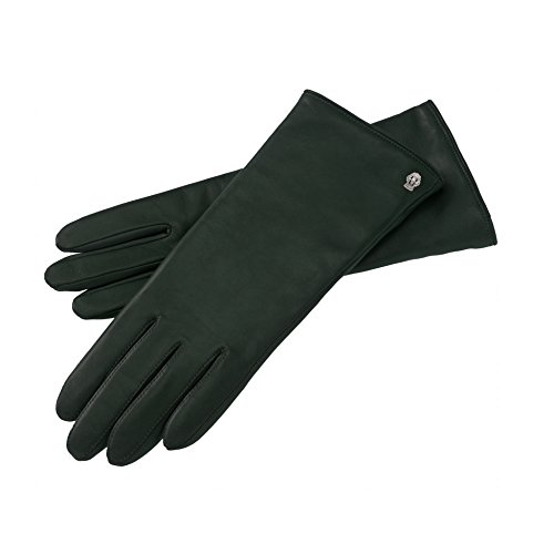 Roeckl Damen Klassiker Colour Handschuhe, Grün (Pine 897), (Herstellergröße: 7.5) von Roeckl